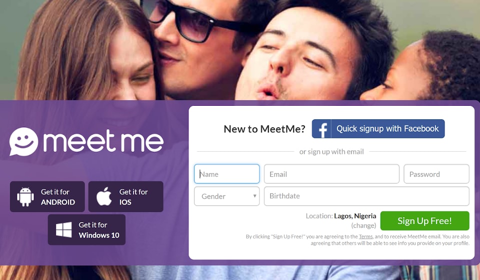 MeetMe (Android et iOS)