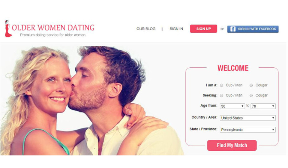 OlderWomenDating (version site Web uniquement)