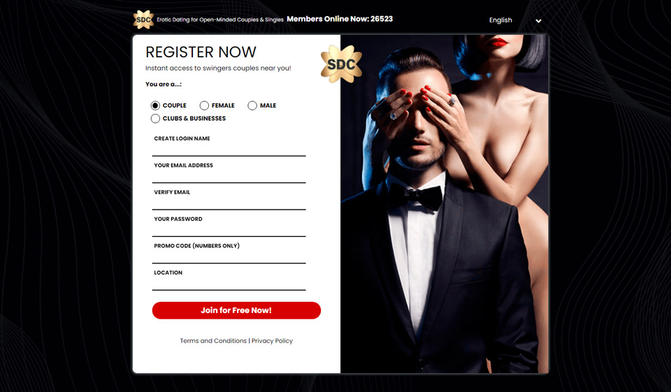 Swingers Date Club (Android, Web)