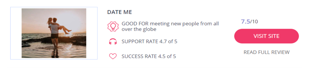 DateMe-Angebot